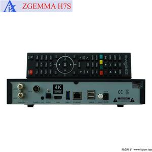 Zgemma H7S AVS+ 4K UHD高清机 E2系统 卫星+有线 博通芯片 双路信号输入 支持H.265 支持PV硬解 支持88KU高清